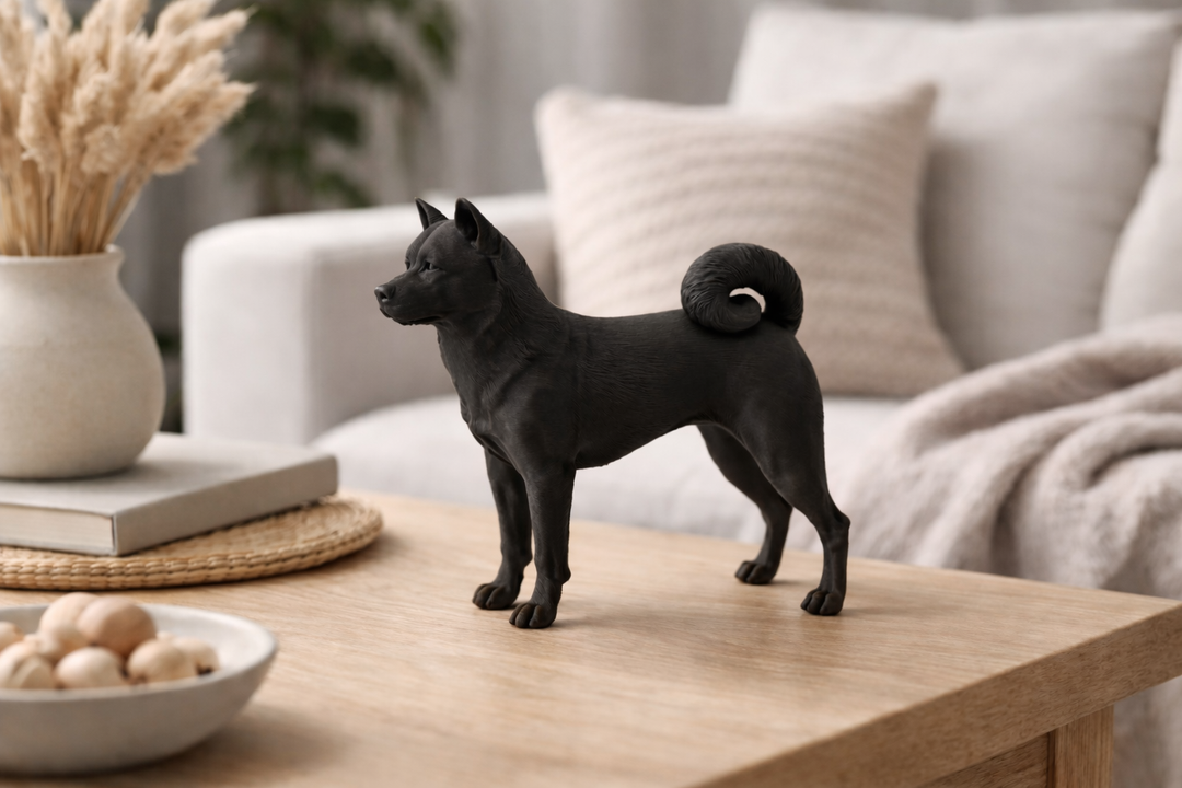 Amerikaanse Akita Hondenbeeld – Decoratief Beeldje | Hunoba Creative