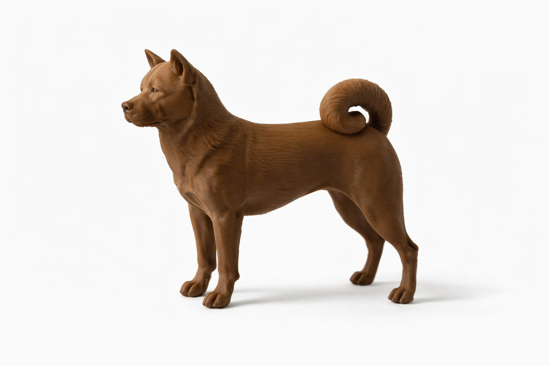 Amerikaanse Akita Hondenbeeld – Decoratief Beeldje | Hunoba Creative