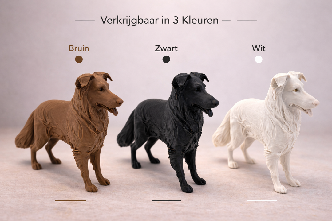 Border-Collie-Figur – Realistische Hundestatue für die Inneneinrichtung oder als Geschenk