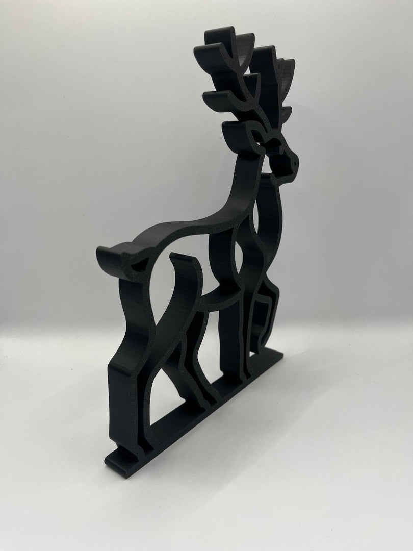 Xmas Deco – Rendier schuin van achteren, moderne kerstdecoratie