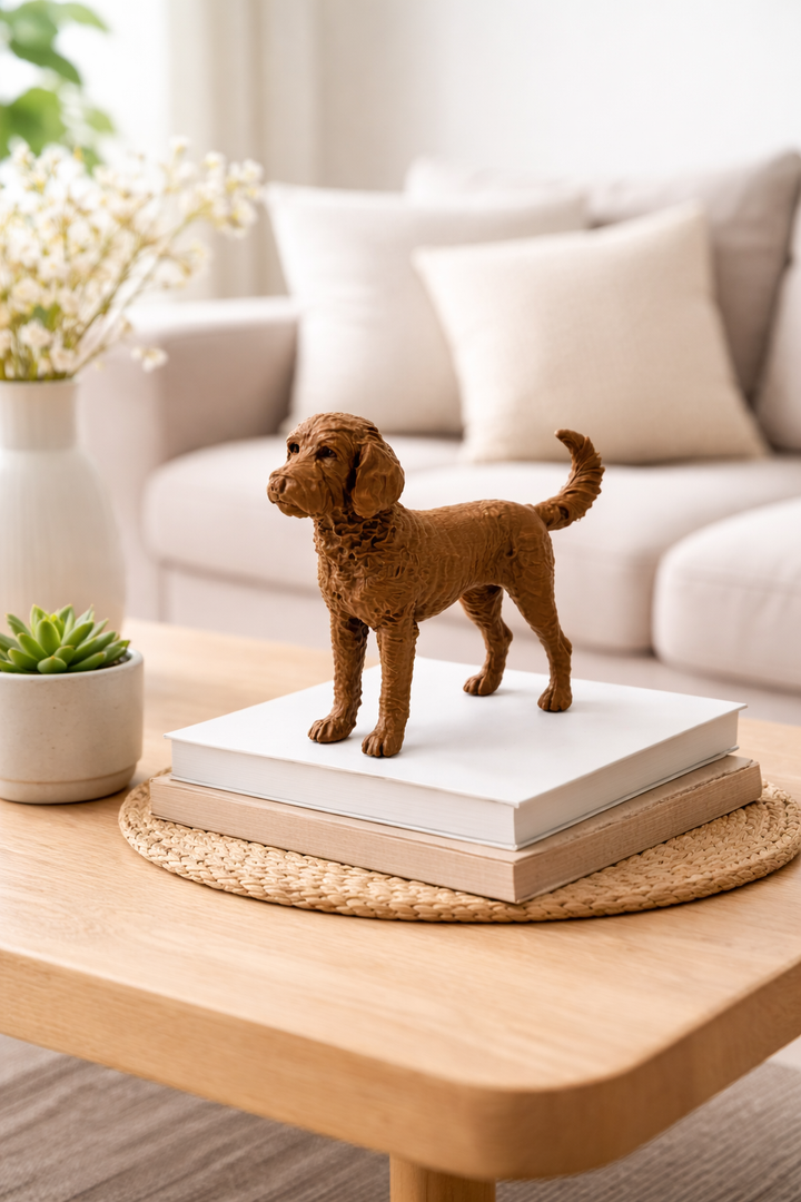 Labradoodle Hondenbeeld – Decoratief Beeldje | Hunoba Creative