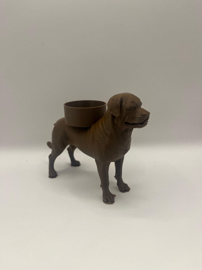 Rottweiler-Teelichthalter – coole Hunde-Dekoration in Schwarz, Braun oder Weiß