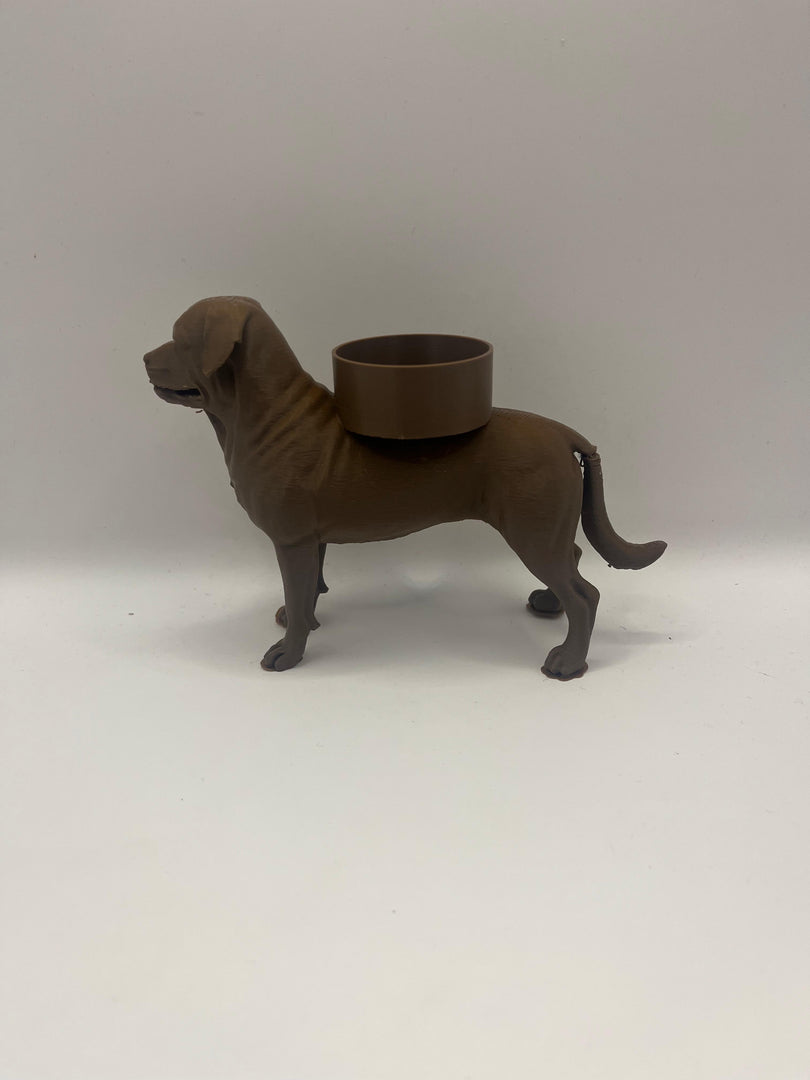 Rottweiler-Teelichthalter – coole Hunde-Dekoration in Schwarz, Braun oder Weiß