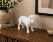 Wit Bordeauxdog hondenbeeld voor modern interieur