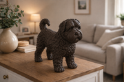 Bruin Bouvier des Flandres decoratiebeeld als stijlvolle interieurdecoratie
