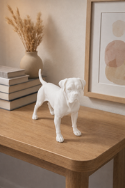Wit Cane Corso hondenbeeld voor modern interieur