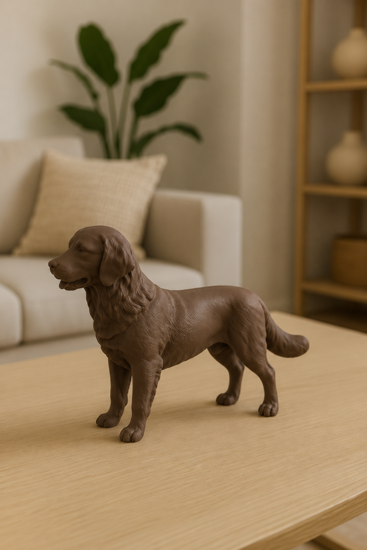 Bruin Golden Retriever decoratiebeeld als stijlvolle interieurdecoratie