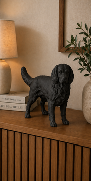 Zwart Gordon Setter hondenbeeld als moderne woondecoratie