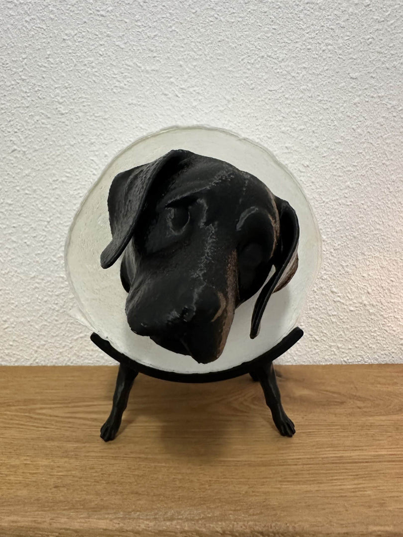 WC-Rolhouder Labrador – Honden Decoratie – PLA – Zwart/Bruin/Wit – Uniek & Speels Design