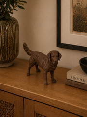 Bruin Kleine Münsterländer decoratiebeeld als stijlvolle interieurdecoratie