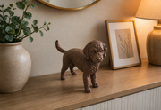 Bruin Lagotto Romagnolo decoratiebeeld als stijlvolle interieurdecoratie