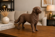Bruin Nova Scotia Duck Tolling Retriever decoratiebeeld als stijlvolle interieurdecoratie