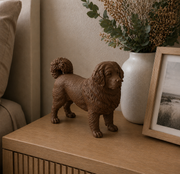 Bruin Tibetaanse Mastiff decoratiebeeld als stijlvolle interieurdecoratie