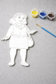 Kind schildert verfbare Burgemeester Goodway Paw Patrol 3D-geprint DIY knutselobject van Hunoba Creative
