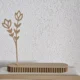 Kaart-/fotohouder met bloem