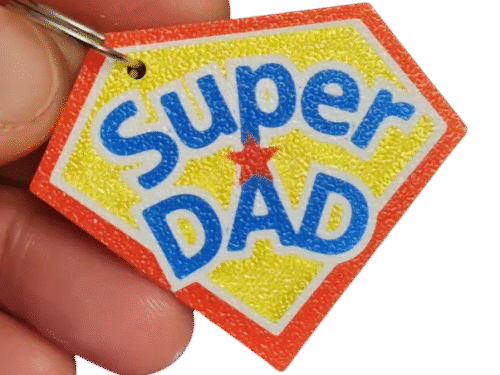 Superdad sleutelhanger