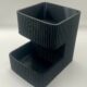 Detail van de ribbelstructuur van de Organizer Ribbelrijk