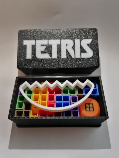 Draagbare Tetris Reiseditie van HunoBa Creative, perfect voor spelplezier onderweg.