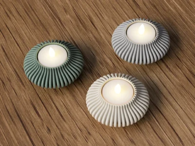 Waxinelichthouder SfeerGoed van HunoBa Creative, verspreidt warm en sfeervol licht voor gezelligheid in huis.