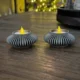 Waxinelichthouder SfeerGoed van HunoBa Creative die warm, uitnodigend licht verspreidt voor een gezellige sfeer.