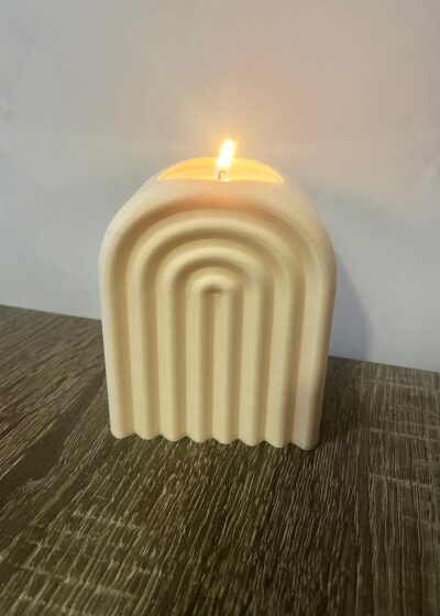 Waxinelichtjehouder Ribbelboog