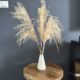 Detail van ribbelstructuur op witte Siervaas hoge Ribbel