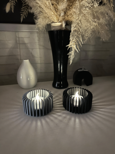Glimlicht waxinelichthouderset