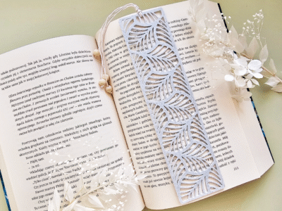Boekenlegger blad