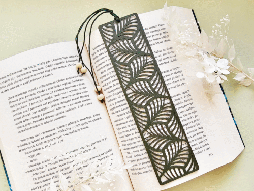 Boekenlegger blad