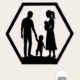 wanddecoratie familie