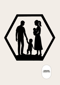 wanddecoratie familie