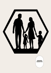 wanddecoratie familie